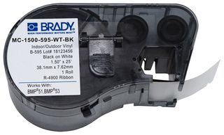 BRADY MC-1500-595-WT-BK