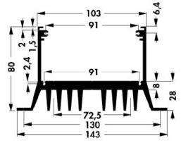 FISCHER ELEKTRONIK SK 61/100 SA