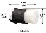 HUBBELL WIRING DEVICES HBL2433