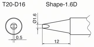 HAKKO T20-D16.