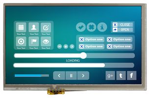 MIDAS DISPLAYS MDT0700JISR-HDMI