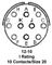 AMPHENOL INDUSTRIAL MS3116F12-10P