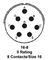 AMPHENOL INDUSTRIAL MS3116F16-8S.