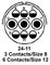 AMPHENOL INDUSTRIAL MS3106A24-11P.