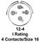 AMPHENOL INDUSTRIAL JTP02RE-12-4P