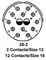 AMPHENOL INDUSTRIAL MS3100E28-2P