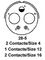 AMPHENOL INDUSTRIAL MS3106F28-5P